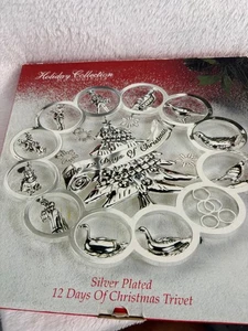 COLLEZIONE VACANZE BY GODINGER 12 GIORNI DI NATALE PIATTO ARGENTO TYNET - Foto 1 di 5