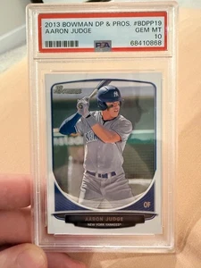 🔥2013 Bowman DP & Pros. #BDPP19 Aaron Judge RC PSA 10 GEM MT!! ROOKIE CARD - Picture 1 of 2