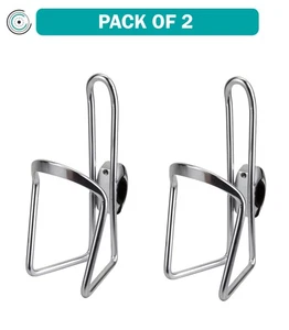 Pack of 2 Sunlite Handlebar Mount Cage Standard Silver Alloy Handlebar - Picture 1 of 2