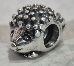 Genuine PANDORA Retired Sterling Silver Hedgehog Animal Bead - 790333 - Picture 1 of 6