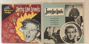JERRY LEE LEWIS ORIGINAL SUN RECORDS Picture Sleeves - No Records - Picture 1 of 5