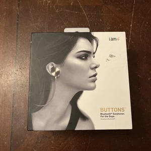 i.am+ pulsanti auricolari Bluetooth wireless IAMEP2001GDGD oro su oro rari L43 - Foto 1 di 8