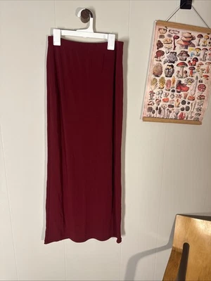 Apostrophe Maxi Skirt Wine Red Size Xs - Image 1 of 3