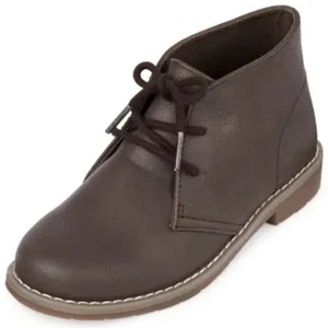 Neu ohne Etikett braune Chukka Stiefel Jungen Kinder Place Größe 4 - Bild 1 von 7