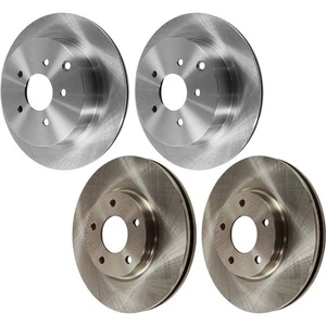 Front & Rear Brake Disc Rotors For Nissan Quest 2004 2005 2006 2007 2008-2017 - Picture 1 of 6