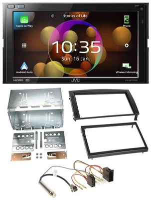 JVC DAB MP3 2DIN Bluetooth USB Autoradio für Skoda Fabia 2004-2007 6Y Facelift I - Bild 1 von 4