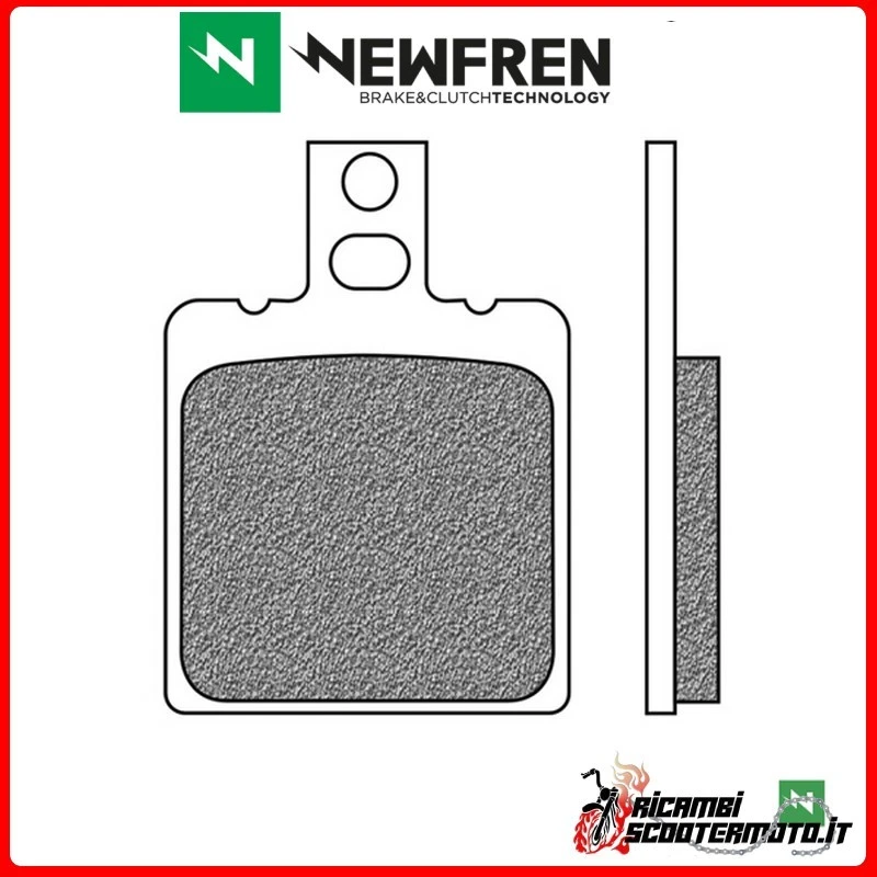 PASTILLAS DE FRENO TRASERAS NEWFREN DUCATI SUPERSPORT 900 1978 - 1989 FD0012BE1#240 Foto 1 de 1