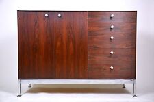 1950s George Nelson Herman Miller Thin Edge Rosewood Credenza Cabinet Sideboard