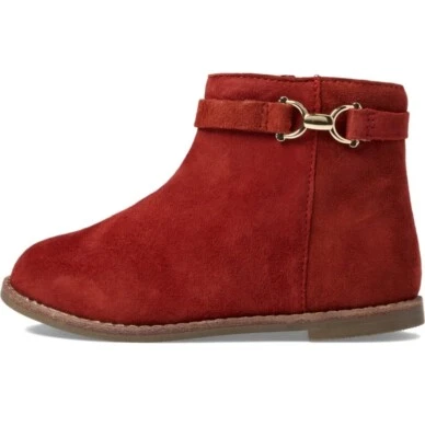 Janie and Jack 靴子麂皮绒,尺寸蹒跚学步 4 — 第 1/4 张图片