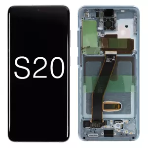 Samsung Galaxy S20 Display LCD Screen with Frame Assembly Replacement Part G980 - Zdjęcie 1 z 8