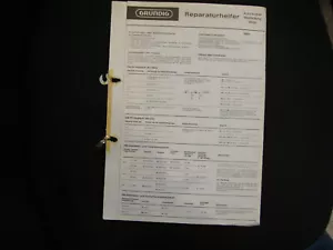 Original Service Manual Grundig Satellit 1000 TR 6002 - Bild 1 von 1