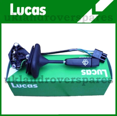 LAND ROVER DEFENDER WINDSCREEN WASH WIPER SWITCH "OEM LUCAS" 83 > 91 - PRC3900 - Image 1 of 2