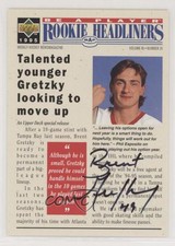 1994-95 Upper Deck Be a Player Signatures Brent Gretzky #154 Auto