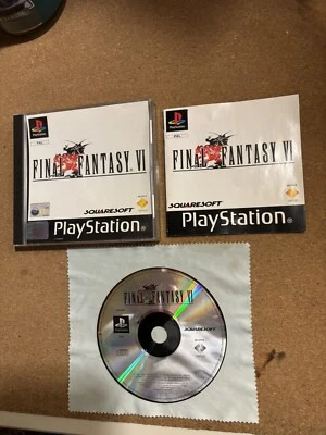 Final Fantasy VI Ps1 Pal Ita Square Soft Retrogame Sony PlayStation Ps2 No Demo - Immagine 1 di 4