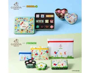 Godiva meets Pikmin & Animal Crossing Chocolate Nintendo Japan Neu Geschenk - Bild 1 von 46