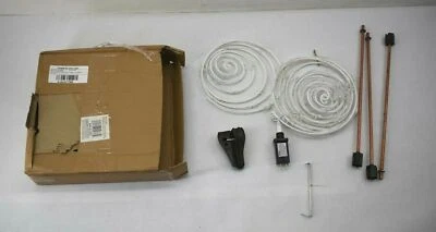 Lighted White Outdoor Spiral Walkway Christmas Trees Yard Art 18" 3 Pack - Image 1 of 4