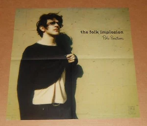 The Folk Implosion Pole Position Poster Original Promo 18x18 RARE - Imagen 1 de 1
