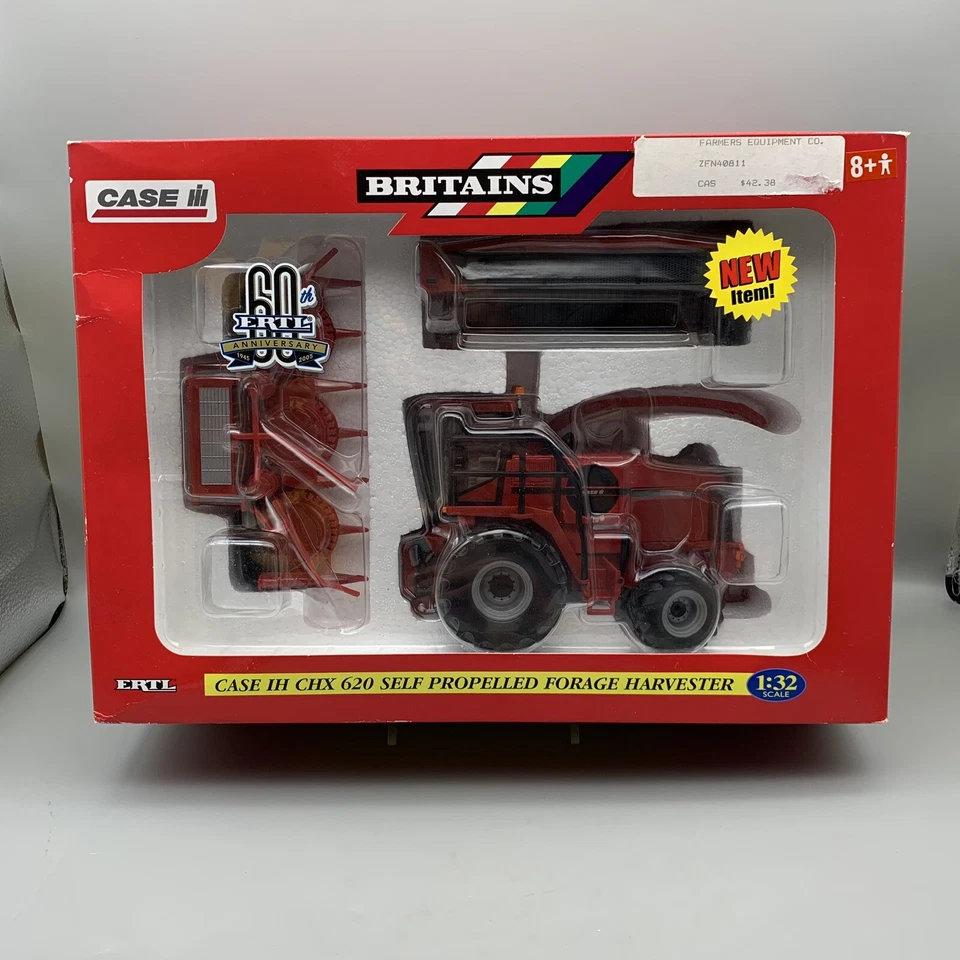 Britains ERTL Case IH CHX 620 Self Propelled Forage Harvester Chopper 1/32 NEW - Image 1 of 4