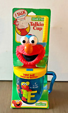 Vintage Sesame Street Elmo Talking Kids Cup 1997 Funomenon NEW