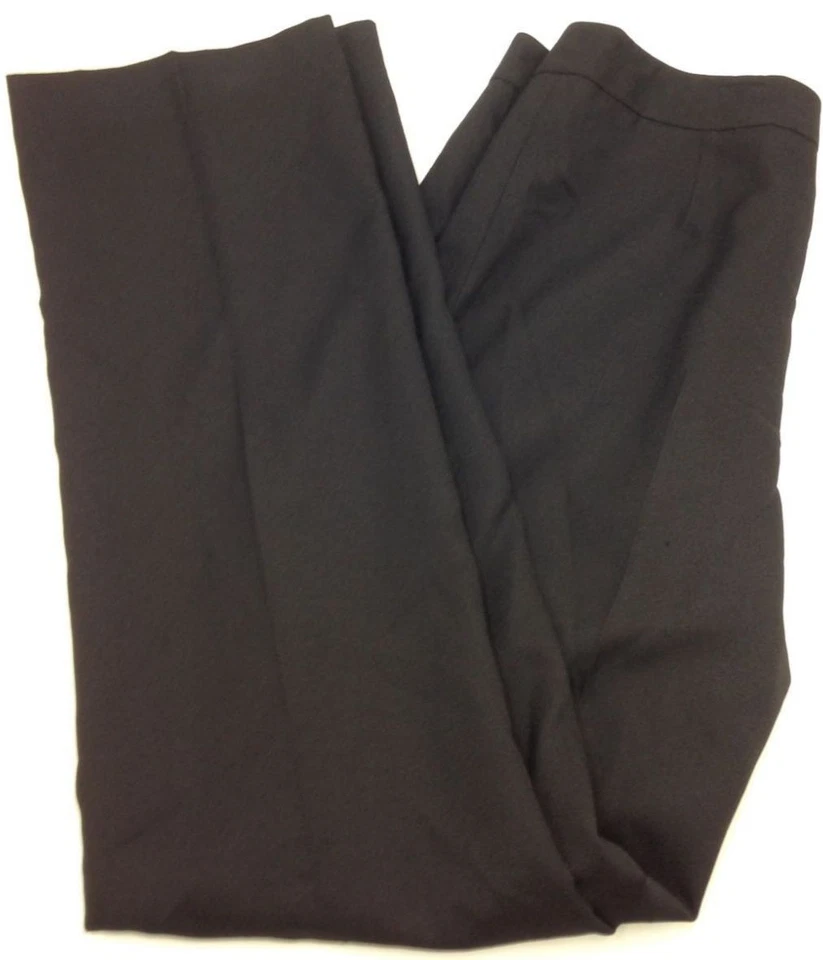$200 Le Suit Mujer Negro Sólido Poliéster Pantalones Pantalones Pantalones de vestir Talla 4 Foto 1 de 1