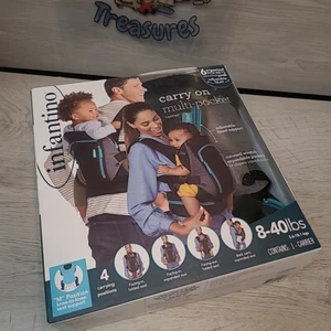 Portabebés Infantino Carry Multi Negro Talla Única 8-40 libras EXCELENTE ESTADO - Imagen 1 de 6