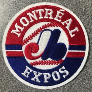 1992-2004 Era Montreal Expos MLB Béisbol Vintage 4.5" Equipo Camiseta Parche Manga - Imagen 1 de 4