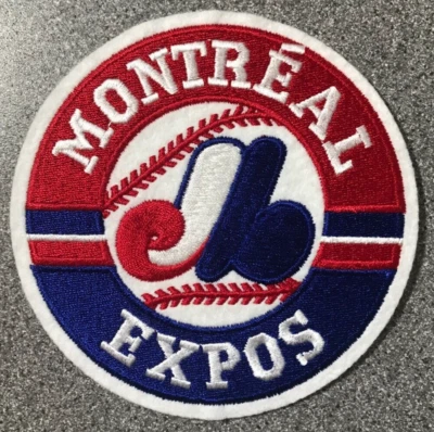 1992-2004 ERA MONTREAL EXPOS MLB BASEBALL VINTAGE 4.5" TEAM JERSEY SLEEVE PATCH - Image 1 of 4