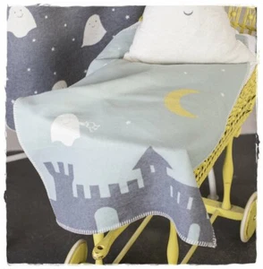 Baby- Kinderdecke LILI SCHLOSSGESPENST hellgrün 70x90cm Fussenegger Kuscheldecke - Bild 1 von 1