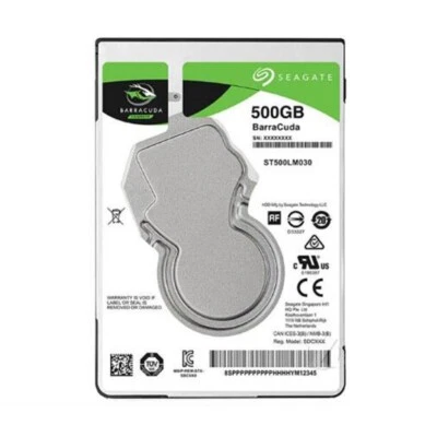 Seagate Barracuda ST500LM030 500GB SATA 5400rpm 2.5" Laptop Hard Drive 128MB - Image 1 of 4