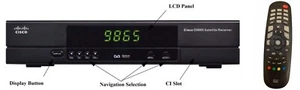 Cisco D9865-D Satellite TV Receiver with RM9865 Remote Control - Picture 1 of 2