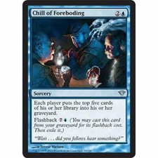 MtG x1 Foil Chill of Foreboding Dark Ascension - Magic the Gathering Card