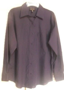 Women's "Foxcroft." Wrinkle Free, Classic Fit Blouse, Size 10, Dark Navy - Picture 1 of 5