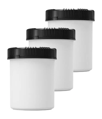 3x 1500 ml Vorratsbehälter mit Schraubdeckel, Vorratsdose, Mehldose - Bild 1 von 3