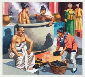 Ilustración original 1964 de Ron Embleton - Los viajes de Marco Polo - Imagen 1 de 2
