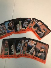 2 RARE 1989 THE STAR CO KEVIN MITCHELL SF GIANTS 1-11 COMPLETE SETS