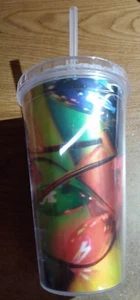 Christmas Lights Double Wall Plastic Tumbler 16 oz - Picture 1 of 3