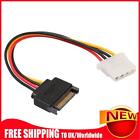 Molex 4-Pin Female Power Adapter Cable For Pce Riser Btc Miner Mining 0.2M