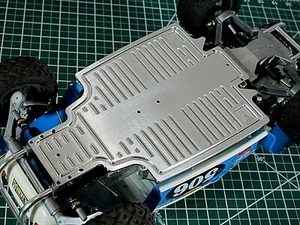 Aluminum CNC Chassis Plate Tamiya 1/10 RC VW Super Champ Buggy Sand Scorcher SRB - Picture 1 of 9