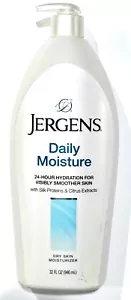 Jergens Daily Moisture 24hr Hydration For Smoother Skin Silk Proteins... - Picture 1 of 1