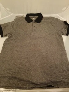Men's Polo Black White And Grey Size Small M - Picture 1 of 7