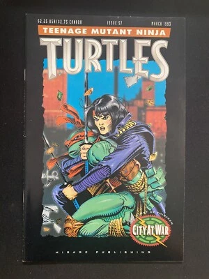 Teenage Mutant Ninja Turtles #57 FN City at War Storyline, Low print run - Image 1 of 3