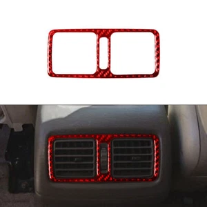 Cubierta de ventilación de aire central trasera de fibra de carbono roja para coche Lexus RX300 1998-2003 - Imagen 1 de 12