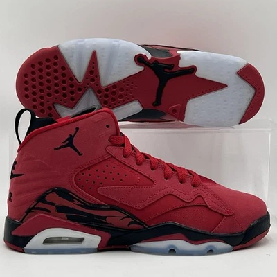 Niños Talla 6.5Y Nike Jordan MVP Gimnasio Rojo Negro Blanco Zapatos DZ5577 600 NUEVO Foto 1 de 4