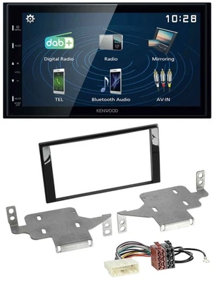 Kenwood 2DIN Bluetooth MP3 USB DAB Autoradio für Nissan Juke (ab 2014) - Bild 1 von 4