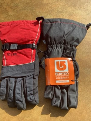 Burton Mens X Large Snowboard Ski Gore-tex Gloves Red VTG  New Free Shipping - Image 1 of 4