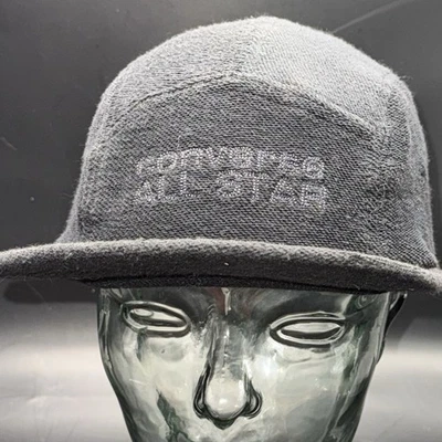 Gorra Converse All Star Chuck Taylor para hombre negra 5 paneles informal correa trasera Foto 1 de 4