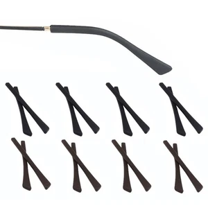 OPUGIT 8 Pares Templos de Repuesto de Gafas, Silicona Puntas de Extremo de Gafas Oreja S... - Imagen 1 de 7