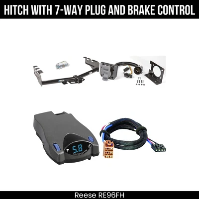 Hitch Tow PKG+ 制动控制 适用于 99-13 Silverado Sierra 1500 HD 2500LD 经典 — 第 1/4 张图片