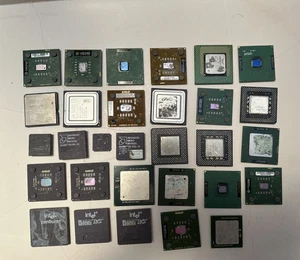 30 High Yield CPUs for gold scrap recovery 1 lb 4oz - Picture 1 of 3