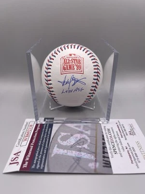 Harold Baines Firmado Inscrito 1999 Juego de Estrellas Béisbol Beckett Certificado de Autenticidad con Cubo L2 Foto 1 de 4
